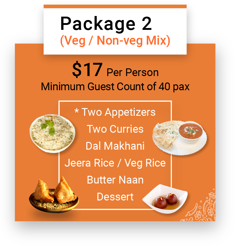 Indian Catering - Package 2